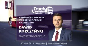 Odwołanie od karty za przekroczenie nacisku osi - Dawid Korczyński na Truck Forum