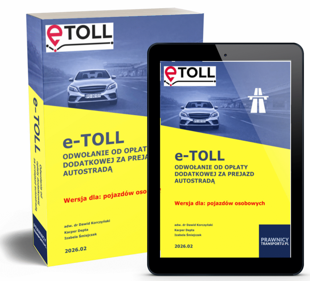 Wezwanie do wniesienia opłaty za przejazd autostradą e-TOLL 